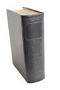 Antique Hardcover Book isolated on Royalty Free Stock Photo