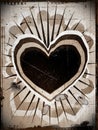 Antique heart sign 1