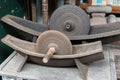 Antique herb roller mill grinding tool for make medicine