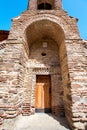 Antique historical stone enter arcade in David Gareji monastery