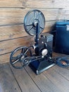 Antique home cinema projector Royalty Free Stock Photo
