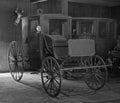 Antique horse-drawn carriages