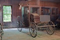 Antique horse-drawn carriages