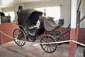 Antique horse-drawn carriages at HÃ¶gbo Bruk Royalty Free Stock Photo