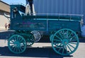 Antique horse drawn wooden Farm wagons Royalty Free Stock Photo