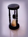 Antique hourglass.