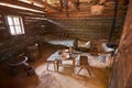 Antique house interior. Village Museum, Sibiu Royalty Free Stock Photo