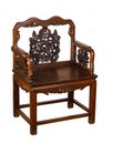 Antique Hung-Mu Chinese Chair. Royalty Free Stock Photo