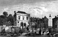 Antique Illustration of Historic Building of South East England