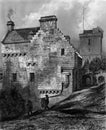 Antique Illustration of Historic Burgh of Scotland