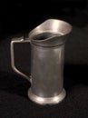 Pewter wine pitcher circa 1800 with opening lid