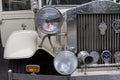 Antique Imperial Landaulette car front close-up