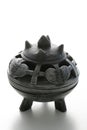 Antique incense burner. Conceptual image Royalty Free Stock Photo