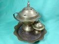 Antique incense burner Royalty Free Stock Photo