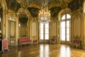 Antique interior of the National Archives Building, former Hotel de Soubise in Paris, France