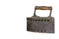 Antique iron isolated Royalty Free Stock Photo