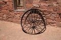 Antique iron wheel