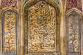 Old rusty Arabic calligraphy in the mosque Royalty Free Stock Photo