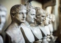 Antique Italian busts in the Vatican