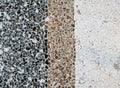 Multicolored Bands of a Terrazzo Floor