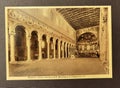 Antique Italy Ravenna Postcard Ancient Photo Basilica di Sant`Apollinare Classe Nuovo Italian Religious Architecture Byzantine