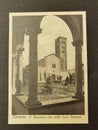 Antique Italy Ravenna Postcard Ancient Photo Basilica of Saint Francis Exterior Nuovo Italian Religious Architecture Byzantine