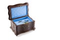 Antique Jewellery Box open Royalty Free Stock Photo