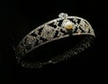 1924 Antique Jewelry Design Bandeau Tiara Crown Cartier New York Platinum Diamonds Luxury Lifestyle Fashion Accessory