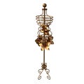 Antique jewelry holder, with dress mannequin 3d illustration