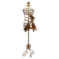 Antique jewelry holder, with dress mannequin 3d illustration