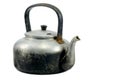 Antique Kettle isolated on white background. Royalty Free Stock Photo