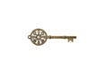Antique key with beautiful ornate Royalty Free Stock Photo