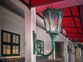 Antique lamps in the Malioboro hallway Yogyakarta, beautiful and vintage
