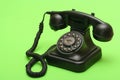 Antique landline phone Royalty Free Stock Photo