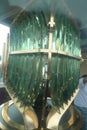 Antique Lantern Asia lighthouse Macau Light House Fresnel Lens Catholic Church Chapel of Our Lady of Guia Fortress Macao China