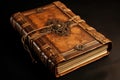 Antique leather book