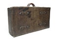 Antique leather luggage Royalty Free Stock Photo