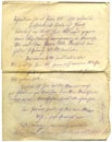 Antique letter