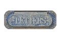 Antique letter mail box Royalty Free Stock Photo