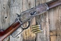 Antique 1876 Rifle. Royalty Free Stock Photo