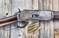 Antique 1876 Rifle. Royalty Free Stock Photo