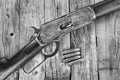 Antique 1876 Rifle. Royalty Free Stock Photo