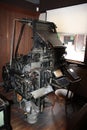 Antique Linotype Machine Royalty Free Stock Photo