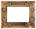 Love gold frame Royalty Free Stock Photo