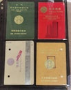 Antique Macau Banking Accounting Tai Fung Bank Macao Hang Sang Bank Pass Savings Account Book Records Transactions