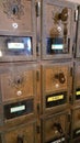 Antique Mail boxes Royalty Free Stock Photo