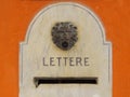 Antique mailbox with venetian lion