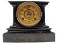 Antique mantle clock Royalty Free Stock Photo