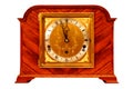 Antique Mantle Clock Royalty Free Stock Photo