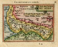 Antique Map Cremonsis Ager. Cremona. Italy